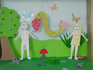 Adam & Eve puppet theatre